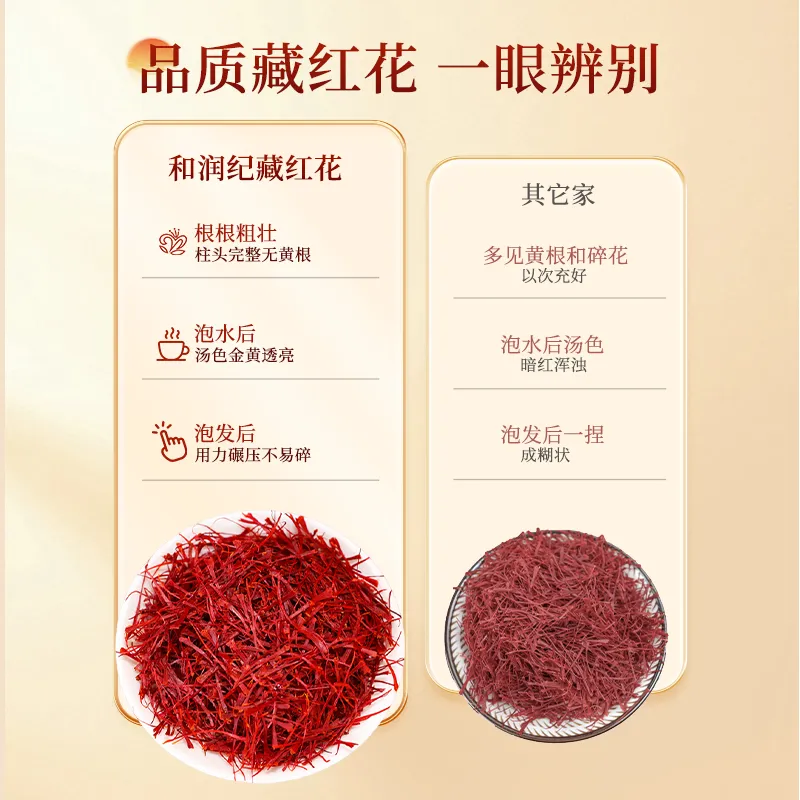 和润纪藏红花花丝细节展示